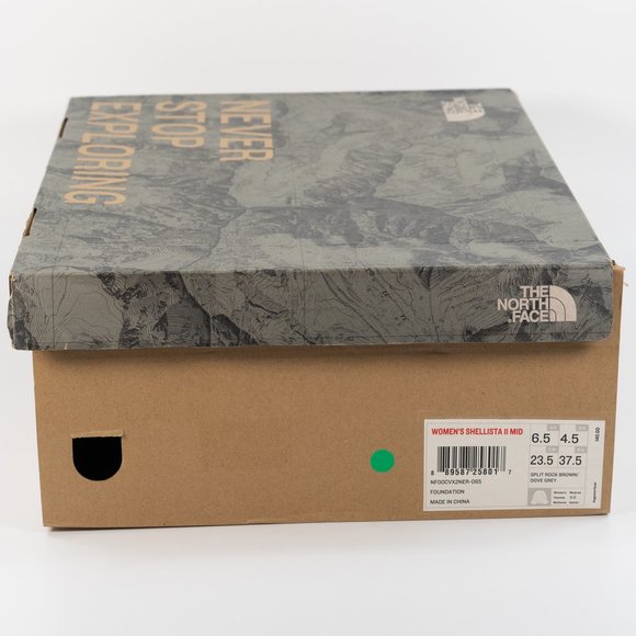 The North Face Women's Shellista II Mid 'Split Rock Brown' Winter Boots Snow - Picture 10 of 10